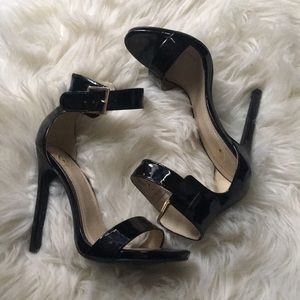 They are 4 inch heels and only been worn once!